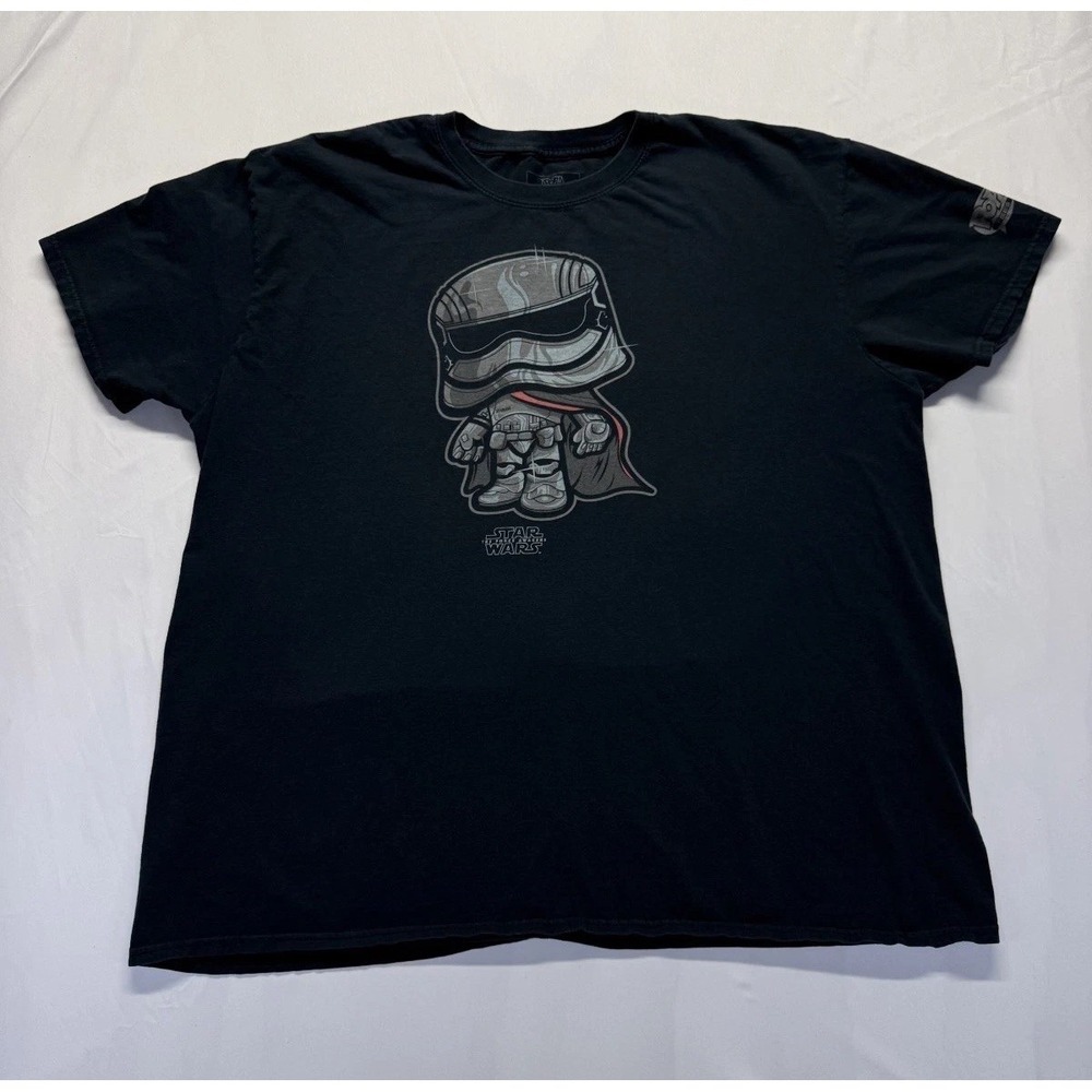 Funko Pop! Tee Shirt Mens 2XL Black Star Wars Smuggler's Bounty Captain Phasma‎